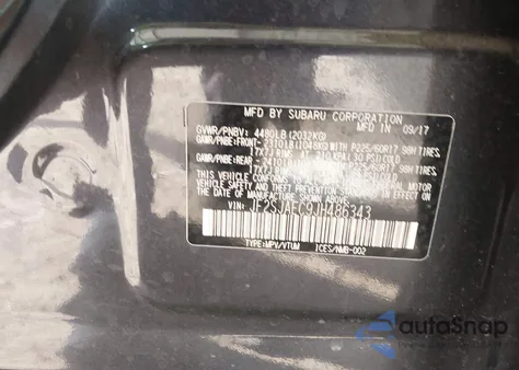 2018 Subaru Forester 2.5I Premium из США, поврежденный, VIN JF2SJAEC9JH486343